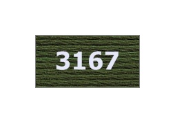 мулине "Gamma"  х/б 24 x 8 м 3167, т.серо-зеленый