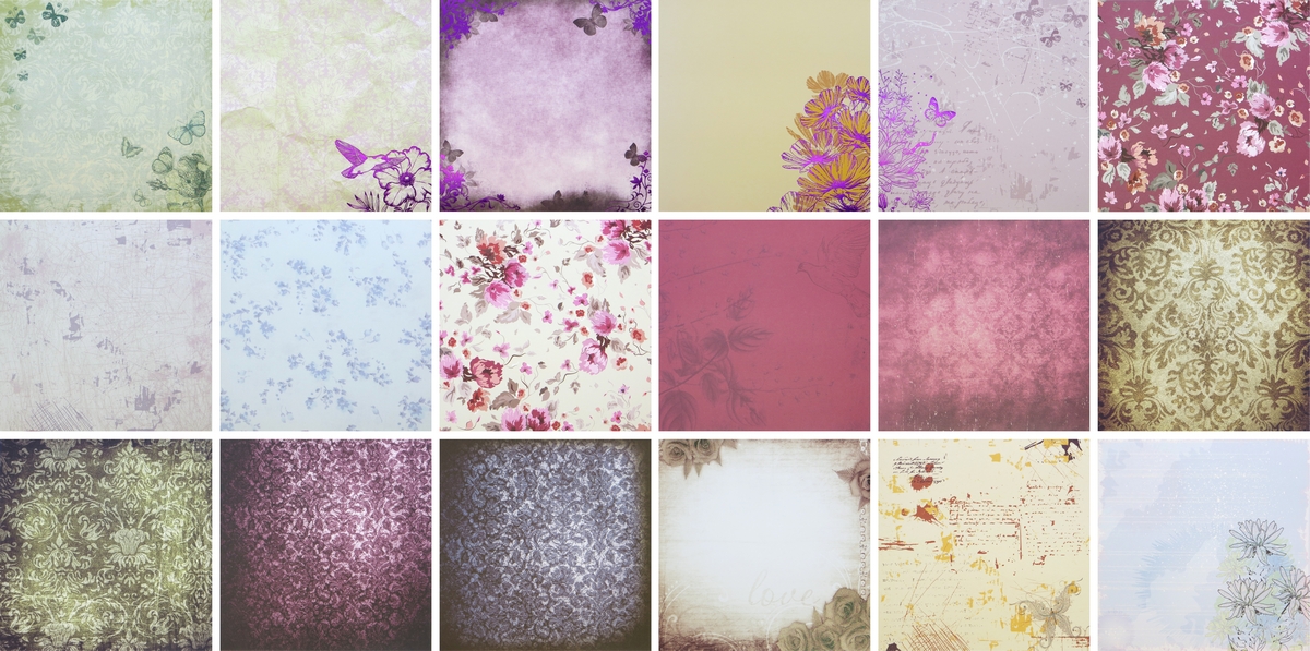 Набор бумаги «Artie» 20,5х20,5 см Рукоделие™ 210920-001 VINTAGE ROSE