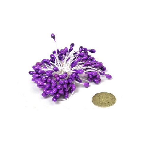 Тычинки Magic 4 Hobby арт. MG.ST.204.14 упак 80 шт, цв.фиолет