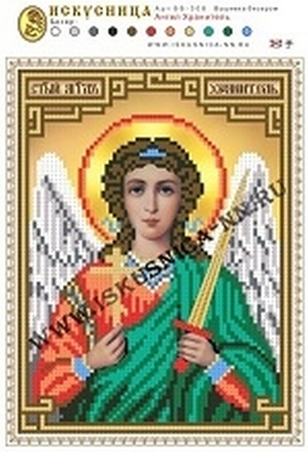 Схема на иск.шелке  «Искусница» ББ-308 Образ "Ангел Хранитель"