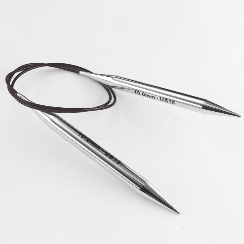 Спицы круговые латунные Nova KnitPro, 60 см,10.00 мм 11331