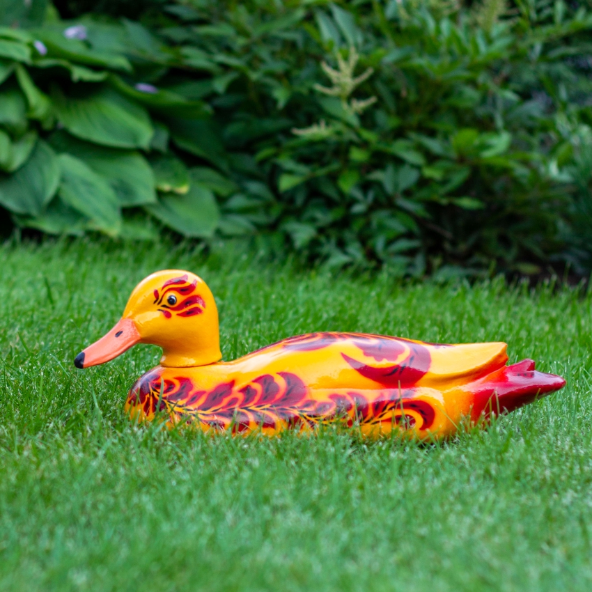 Декоративное изделие из пенопласта Утка КРЯКВА РАСПИСНАЯ 35 см