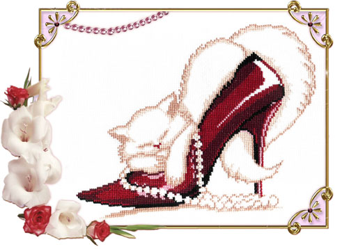 Набор для вышивания «Овен» 279 Туфелька,24*20 см