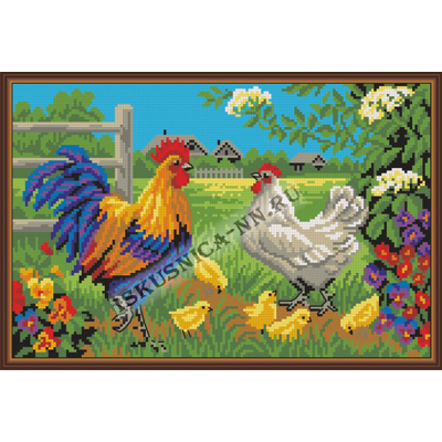 Набор для вышивания крестом «Искусница» 601 Счастливое семейство 23*34