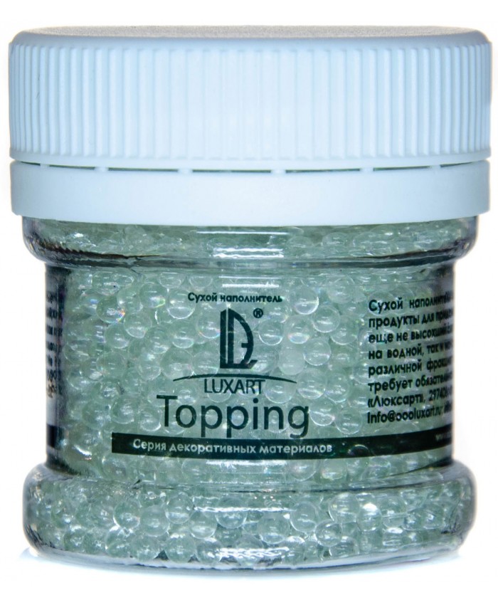 Декоративная присыпка (топпинг) Luxart Topping микросферы (2-2.5 мм) 25 мл