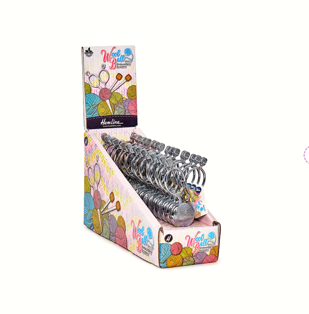 Ножницы для вышивания "Клубок" B5443.DB, 10 см/1шт.