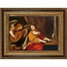 Рисунок на ткани «Конёк» 8473 "Святая Цецилия" 29х39 см