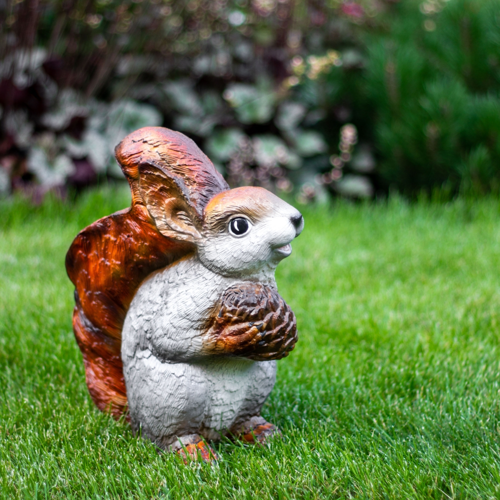 Декоративное изделие из пенопласта БЕЛКА , h = 29 см серая