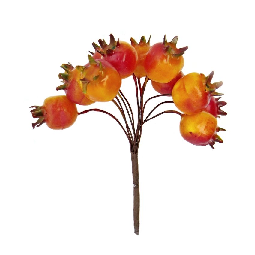 Декоративный букетик "Рукоделие" Шиповник, DKB067