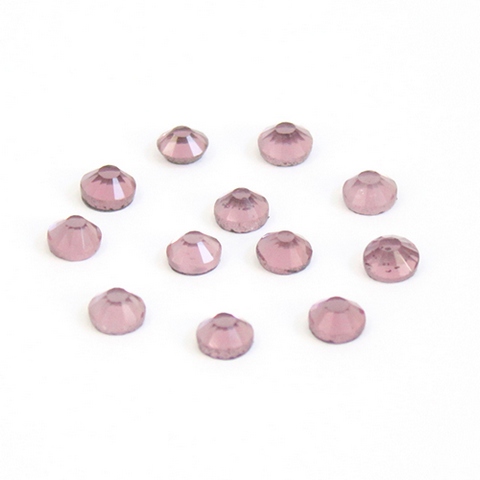 Стразы термоклеевые, 2.0 мм, 432 шт/уп, Кристалл, цвет 212