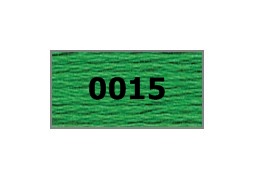 мулине "Gamma"  х/б 24 x 8 м 0015, св.зеленый