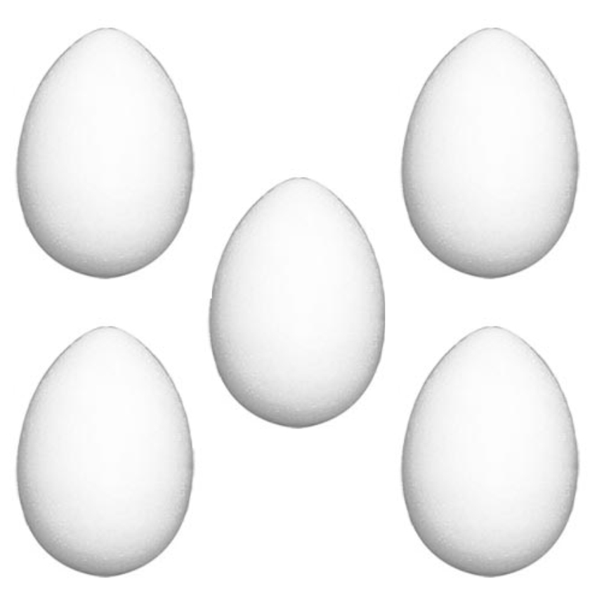 Форма из пенопласта ЯЙЦО, h=77 мм (5 шт.)