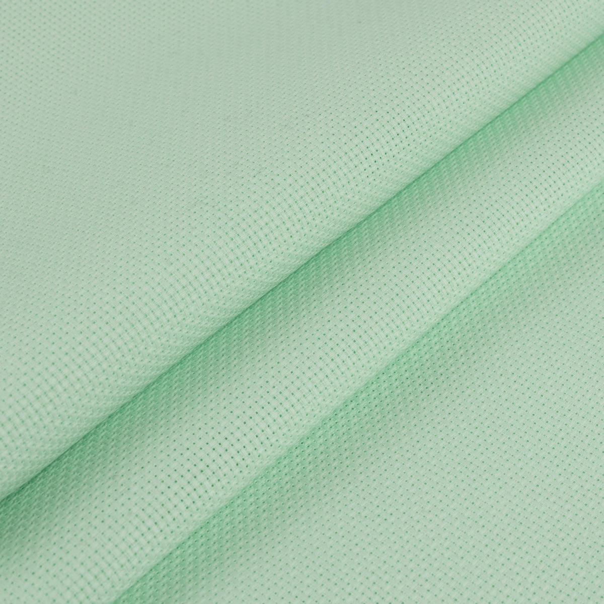 Канва K04 «Gamma» Aida №14, 100% хлопок 30x40 см, цв.св.бирюзовый