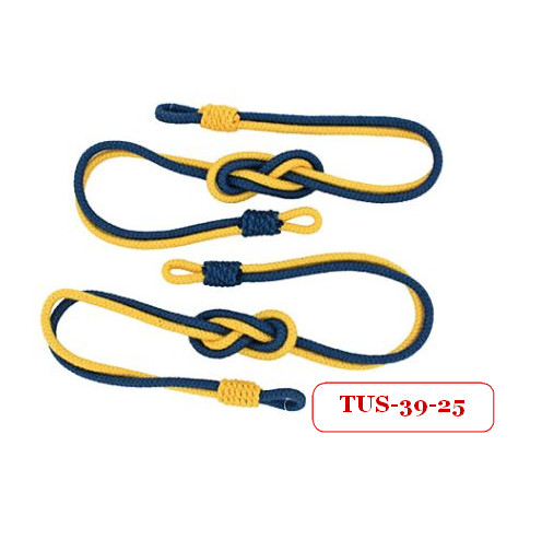 Подхват для штор "Sofi" TUS-39, 2 шт. рис. синее с желтым