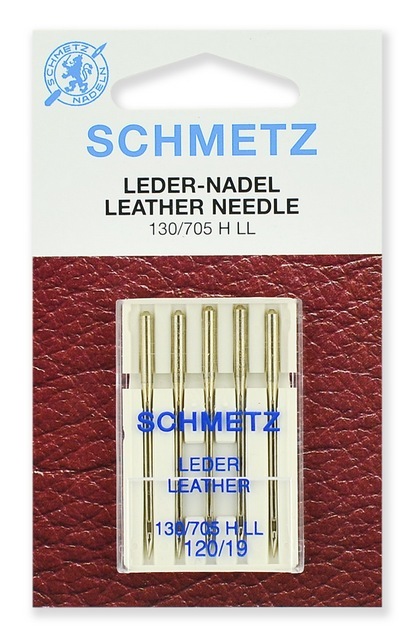 Иглы для кожи 130/705H LL № 120/19, 5 шт. Schmetz 0701188 Иглы для кожи 130/705H LL № 120/19, 5 шт. Schmetz 0701188