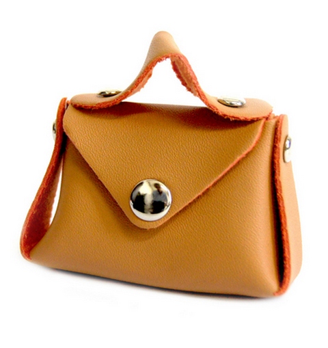 Сумочка 82/03 иск.кожа (1мм) , 65мм*45мм, цв.корич., уп.-1шт