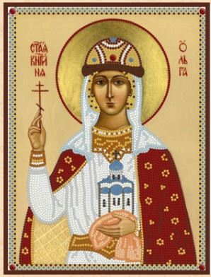 Набор РУССКАЯ СКАЗКА  АА(РС)Н-004 , Княгиня Ольга  18х27 см