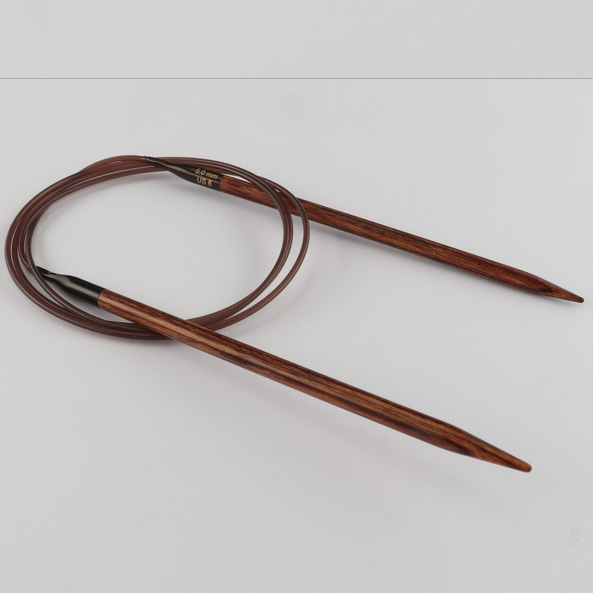 Спицы деревянные круговые Ginger KnitPro, 80 см, 5.00 мм 31091