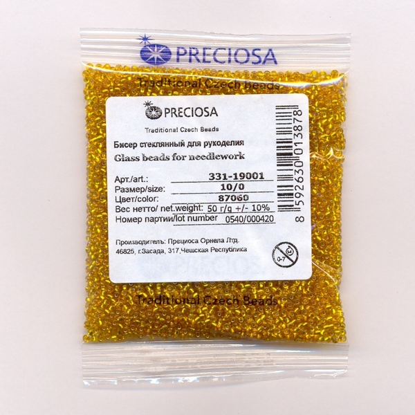 Бисер «Preciosa» 50 г, 331-19001-10/0-87060
