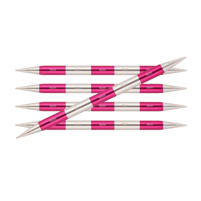 Спицы носочные алюминиевые Smartstix KnitPro, 14 см, 2.25 мм, 42002