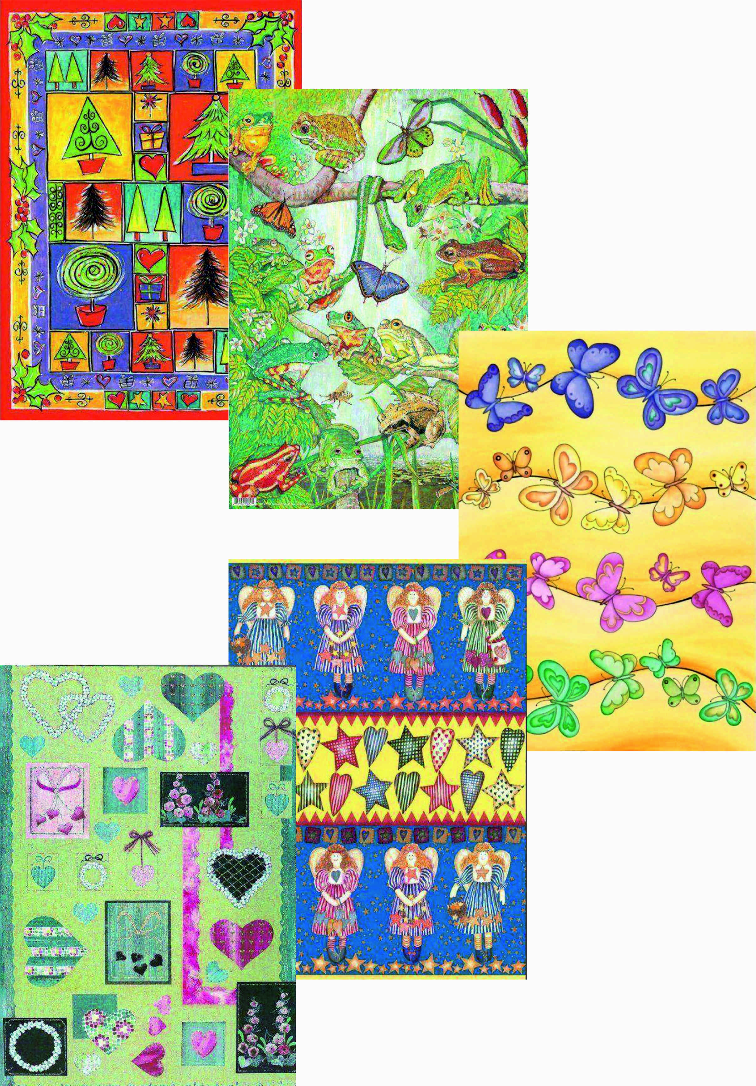 Набор бумаги для декупажа «Рукоделие» PTP(N)-019