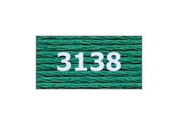 мулине "Gamma"  х/б 24 x 8 м 3138, зеленый