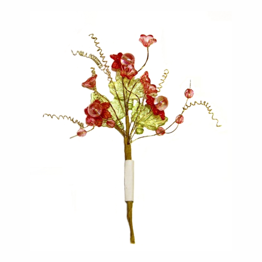 Декоративное украшение "Рукоделие" DKB060 Букетик из акриловых камней