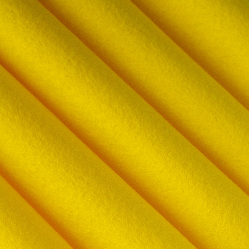 Набор декоративного фетра, 1,00 мм; 22 см х 30 см (5 листов, канареечный)