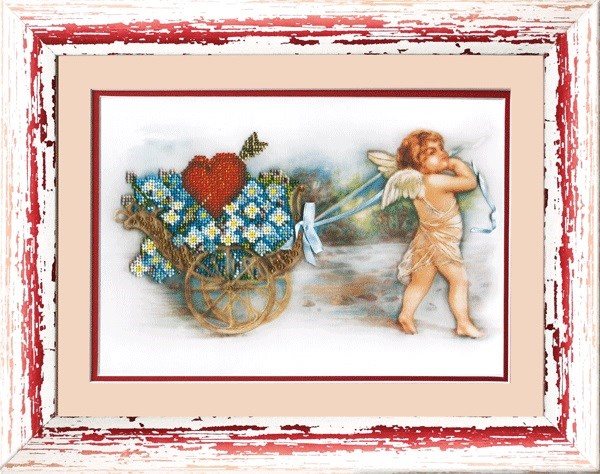 Набор для вышивания «Чарівна Мить» Б-590 "Стрела Амура"29*19,5 см