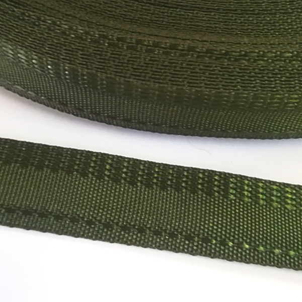Лента брючная 15 мм, 50 м, 7571/12  т.олива