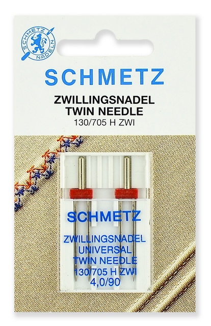 Иглы стандартные двойные 130/705 H ZWI № 4.0/90 2 шт. Schmetz 0713056 Иглы стандартные двойные 130/705 H ZWI № 4.0/90 2 шт. Schmetz 0713056