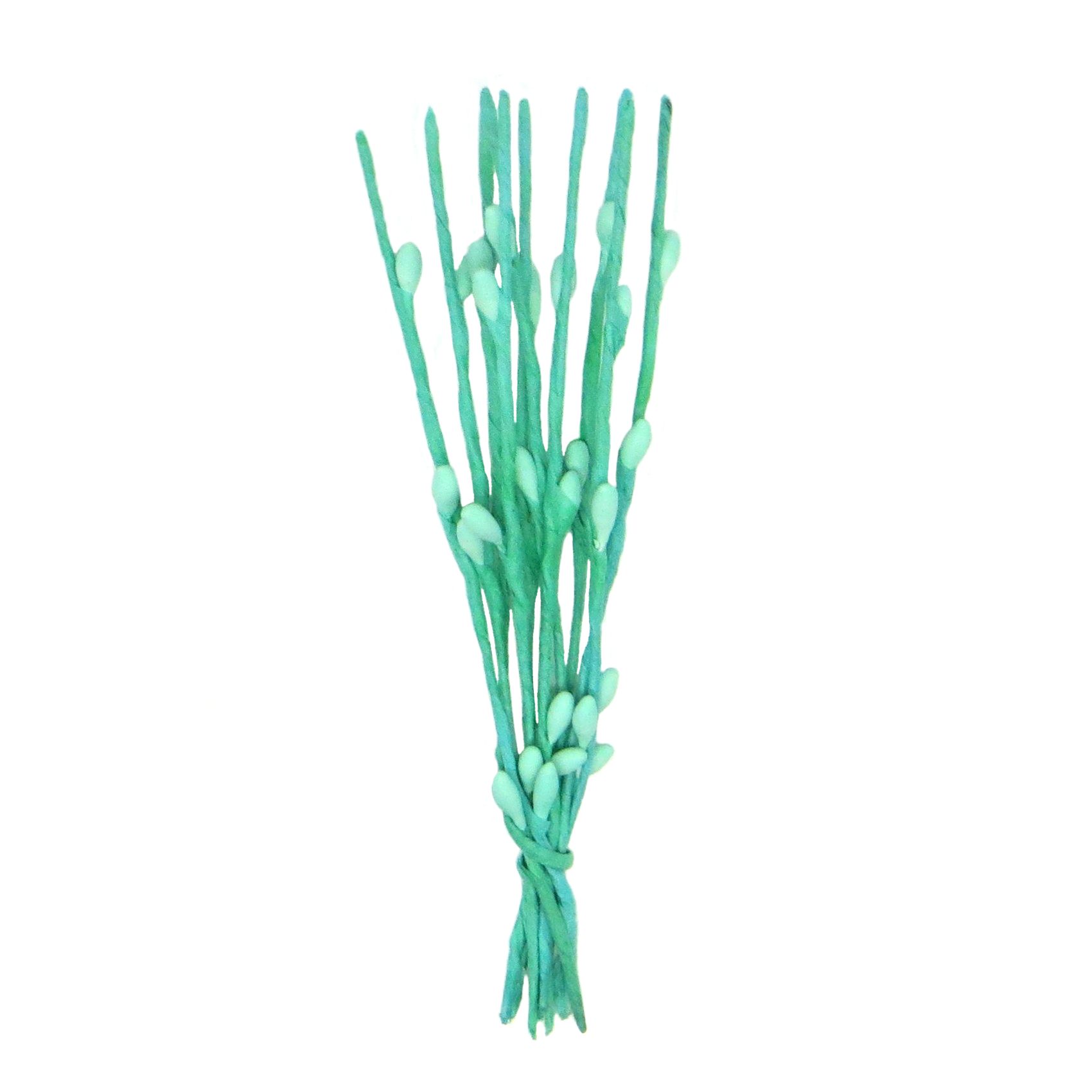 Декоративный букетик "Рукоделие" веточки (мятный)  DKB206B
