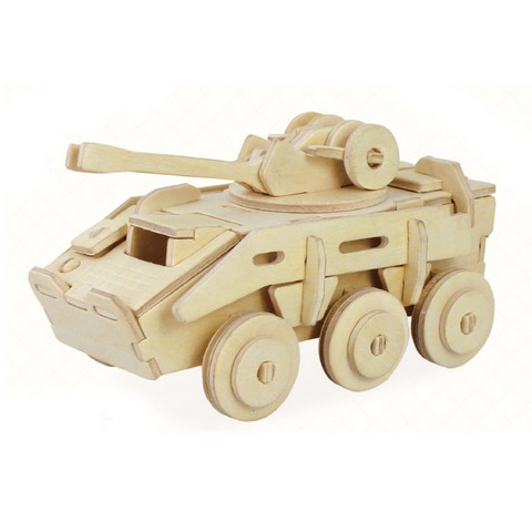 Объемные пазлы 3D ROT-008 Бронированная машина 13х7,5х7,5 см