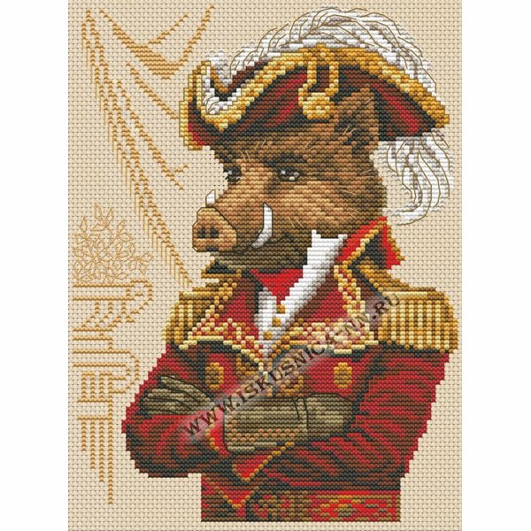 Набор для вышивания крестом «Искусница» 656 Генерал