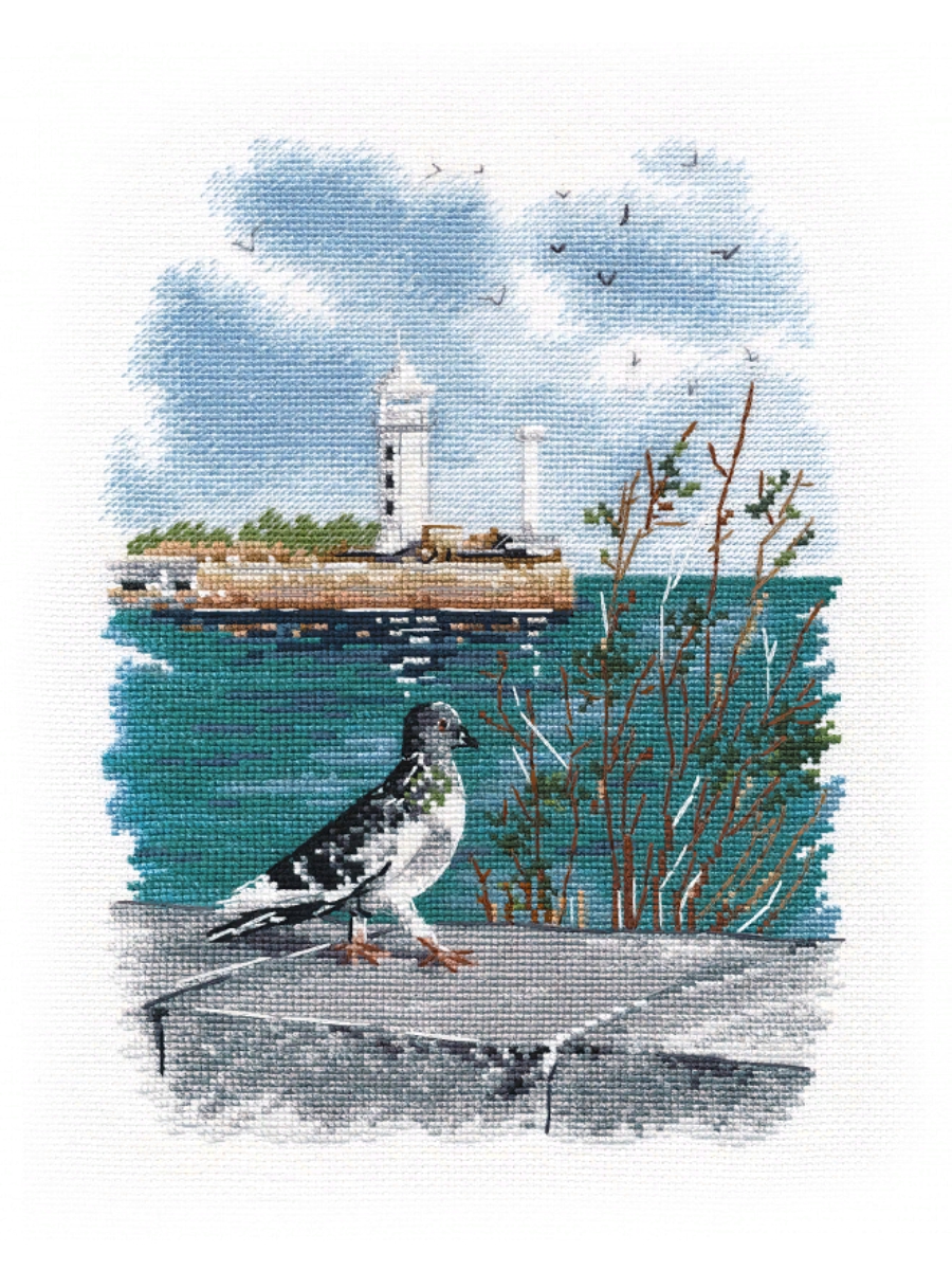 Набор для вышивания «Овен» 1371 На набережной,18*24 см