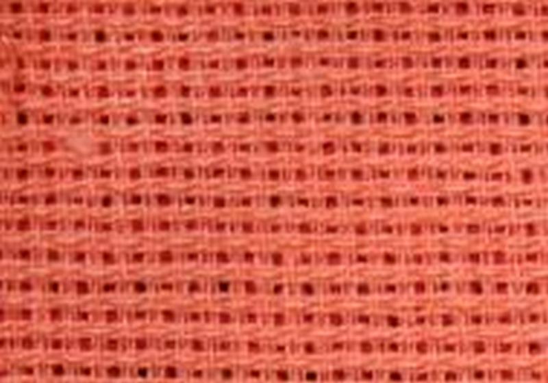 Канва под вышивку "Текстильторг", К14 100% хлопок уп/5 м. оранжевая