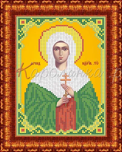 Рисунок-схема на ткани «Каролинка» КБИ 5060 Св.Муч.Дарья