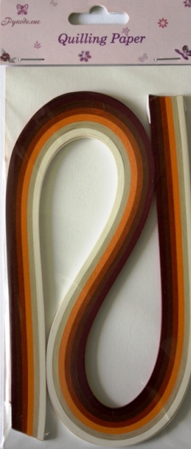 Бумага для квиллинга "Рукоделие" Quilling Pape120 полос/упак. 5мм ширина QP0512001
