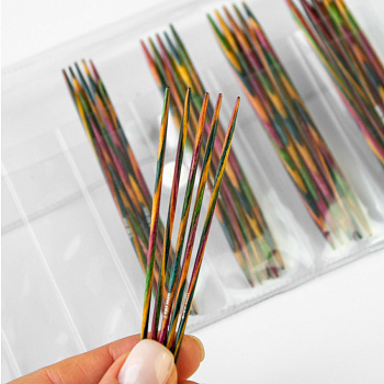 Набор деревянных носочных спиц 10 см Symfonie KnitPro 20650