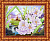 Рисунок-схема на ткани «Каролинка» КБП 3014 Цветы у ручья