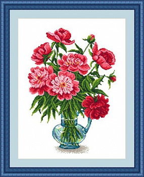 Набор для вышивания «Сделано с любовью» ЦВ-038 Пионы