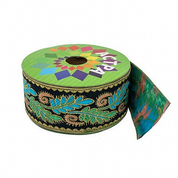 Тесьма жаккард Astra&Craft SR1170 , 40 мм*9м, цв.С14 (т.синий фон)