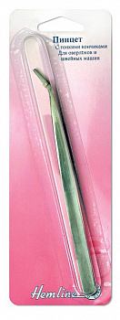 Пинцет "Hemline" 141 с тонкими кончиками, 15 см