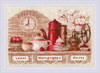 Набор для вышивания  «Риолис»1874 «Coffee Time»30*21 см