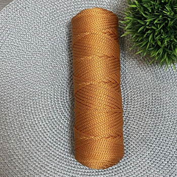 Шнур полиэфирный 4 мм без сердечника (оранжевый) 50м (51)