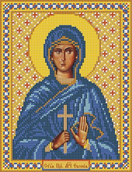 Набор для вышивания «Nova Sloboda» С9116, Св.Прп.Мч.Евгения, 18x23 см