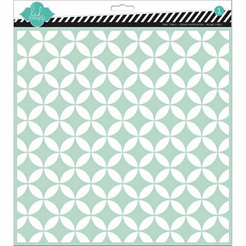 Трафарет-маска "American Crafts" Heidi Swapp HS00723 «Circle Lattice»30х30 см