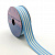 Лента декоративная "Рукоделие" PCRN-002 Полоски (голуб.)15мм х 3м