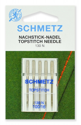 Иглы Топ Стич 130 N NM 100/16, 5 шт Schmetz 0717362
