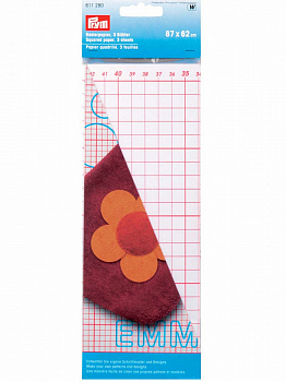 Калька расторовая (сантиметровая), 87*62 см - в блистере 3 шт.